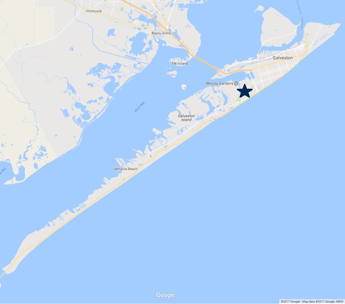 map of Galveston Island - Neighborhoods - Colony Park